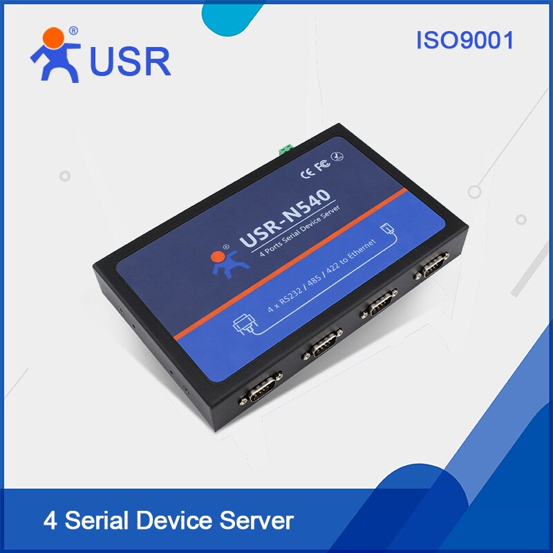 USR-N540 ø ̽  4 Ʈ RS232 / RS485 / RS422 To Ethernet  ModBus GatewayCE FCC RoHS /USR-N540 Serial Device Servers 4 Ports RS232/RS485/RS